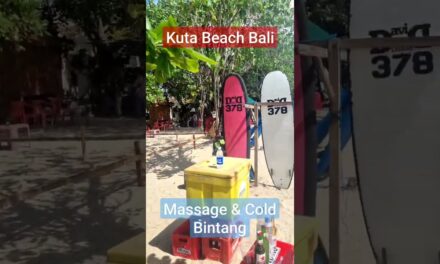 Deb & Matt Chat on YT: Back to Bali. Cold Bintang, good massage and ocean sounds. Great beach side massage from Anik.