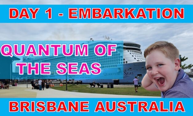 Deb & Matt Chat on YT: Embarkation Day 1 – Quantum of the Seas – Brisbane Australia