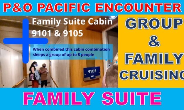 Deb & Matt Chat on YT: P&O Pacific Encounter Family Suite Cabin 9105 & 9101