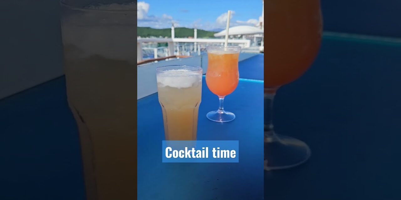 Deb & Matt Chat on YT: #cocktails #quantumoftheseas #royalcaribbean