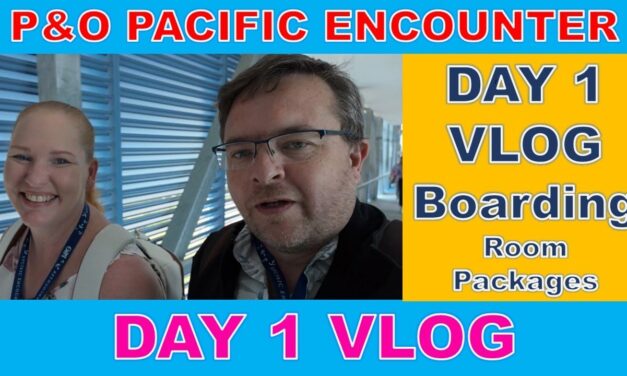 Deb & Matt Chat on YT: P&O Pacific Encounter: 3 DAY Comedy Cruise – VLOG Day 1