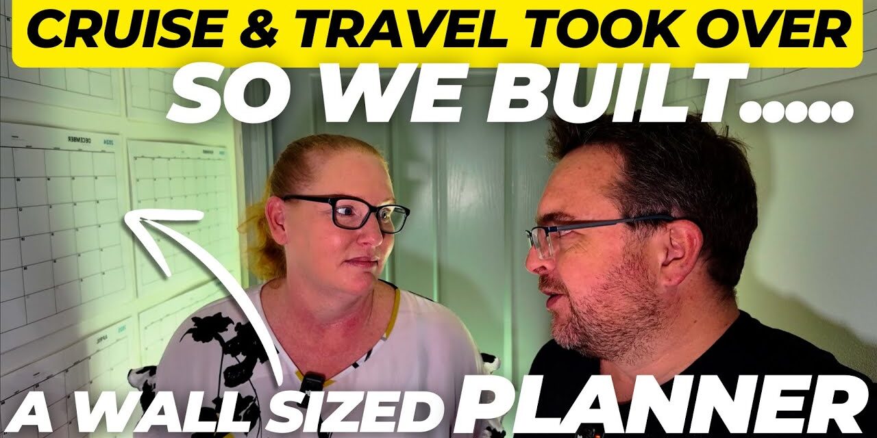 Deb & Matt Chat on YT: DIY Travel Wall Planner: Organizing Our Cruises and Trips on a Budget!