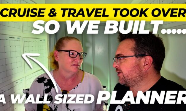 Deb & Matt Chat on YT: DIY Travel Wall Planner: Organizing Our Cruises and Trips on a Budget!