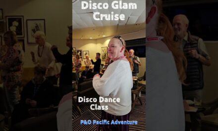 Deb & Matt Chat on YT: Disco Glam #Cruise Dance Class #P&O #PacificAdventure