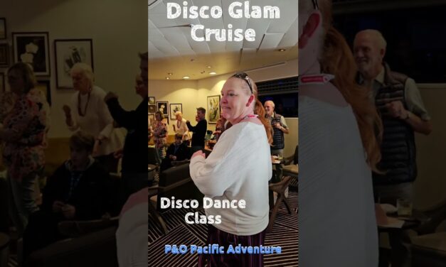 Deb & Matt Chat on YT: Disco Glam #Cruise Dance Class #P&O #PacificAdventure