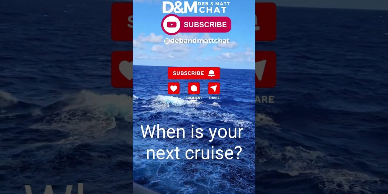 Deb & Matt Chat on YT: Are You Missing Out On Amazing Cruise Deals? #cruise