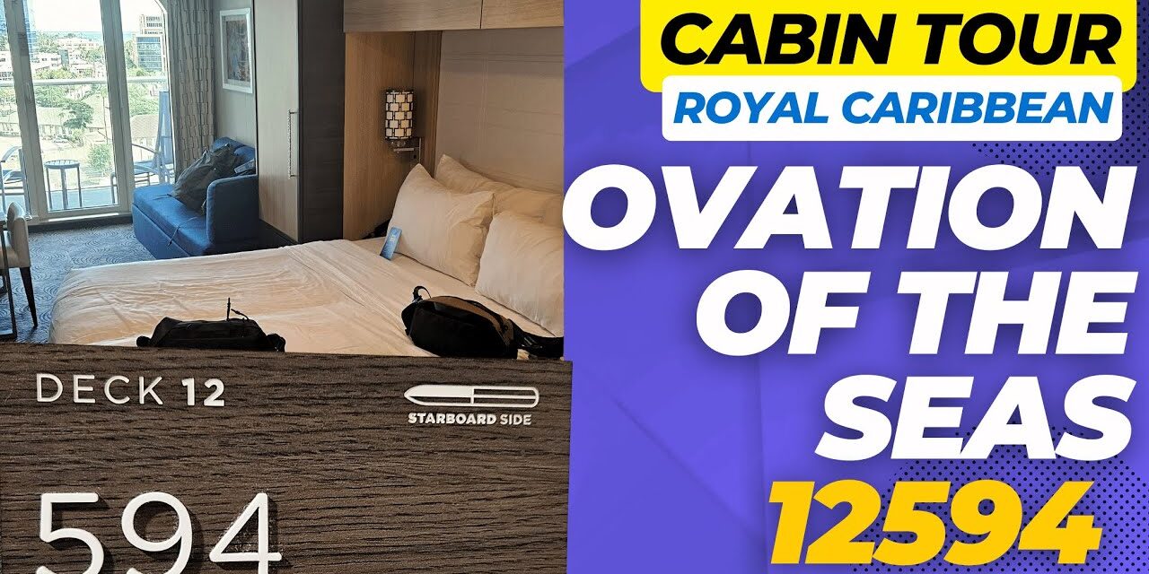 Deb & Matt Chat on YT: Cabin Tour 12594 Ovation of the seas Balcony Cabin Royal Caribbean