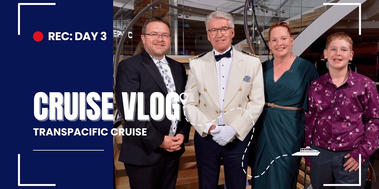 Deb & Matt Chat on YT: What happens on Day 3? – Vlog Transpacific Cruise Ovation of the Seas Hawaii to Sydney.