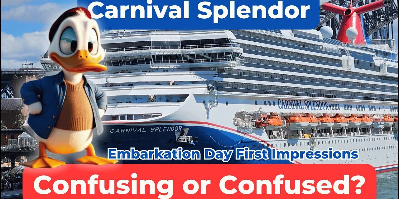 Deb & Matt Chat on YT: Embarkation Day Carnival Splendor Cruise 3 nights from Sydney