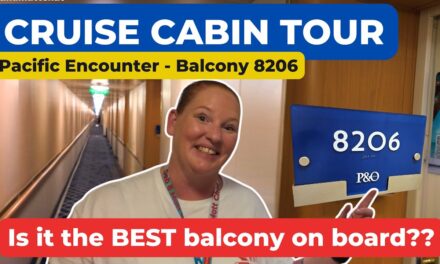 Deb & Matt Chat on YT: Cruise Cabin Tour – Pacific Encounter’s Balcony Cabin 8206.