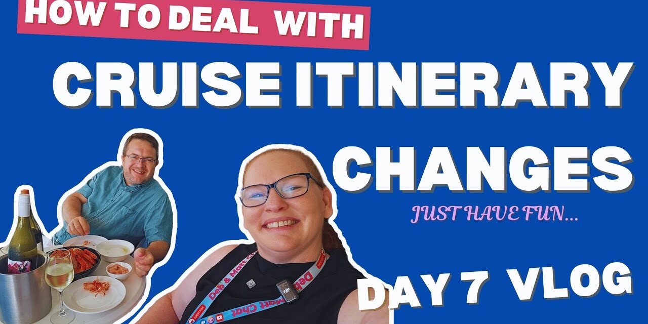 Deb & Matt Chat on YT: Day 7 at Sea: Itinerary Changes & Epic White Night Party! Cruise Vlog 🎉🚢