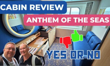 Deb & Matt Chat on YT: Cruise Cabin Review Anthem of the Seas Oceanview 3212 Royal Caribbean