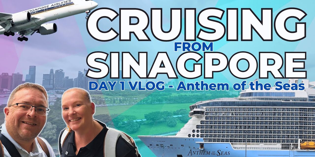 Deb & Matt Chat on YT: Flying to Singapore to Cruise on Anthem of the Seas Day 1 Vlog