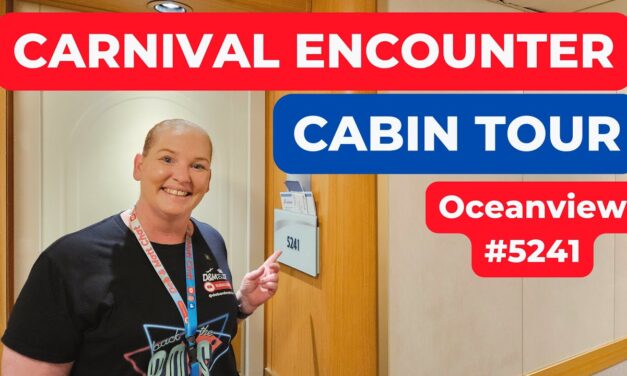 Deb & Matt Chat on YT: Carnival Encounter Cabin Tour 5241 Cruise Stateroom