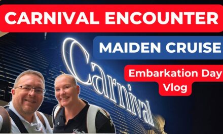 Deb & Matt Chat on YT: Embarkation Day Carnival Encounter Maiden Cruise – What was it like?