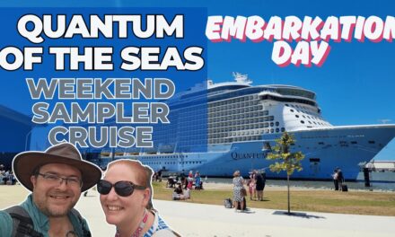 Deb & Matt Chat on YT: Booze Cruise Bonanza? Embarkation Day on Royal Caribbean’s Quantum of the Seas!