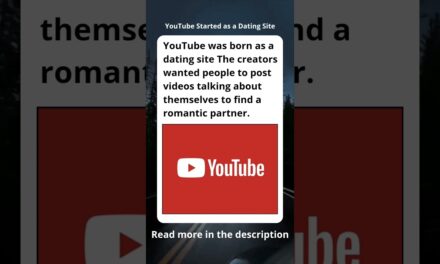 Deb & Matt Chat on YT: YouTube Started as a Dating Site #curiosities #youtubeshorts #history