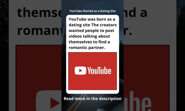 Deb & Matt Chat on YT: YouTube Started as a Dating Site #curiosities #youtubeshorts #history