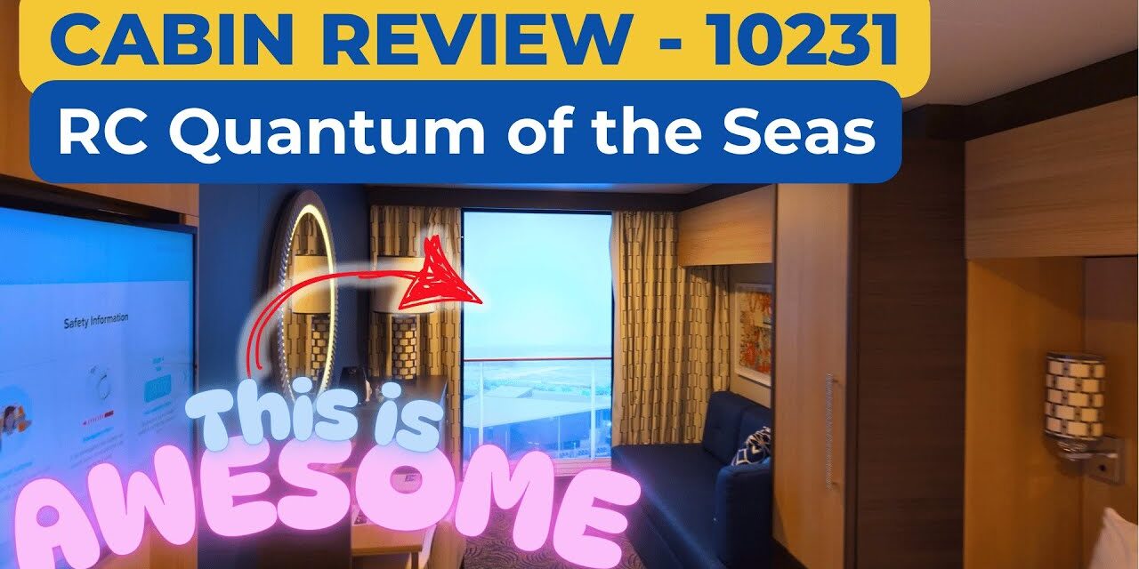 Deb & Matt Chat on YT: Cruise Cabin Review Royal Caribbean Quantum of The Seas Virtual Balcony 10231