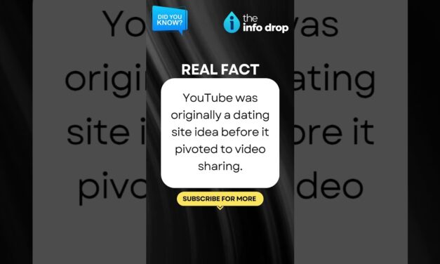 Deb & Matt Chat on YT: REAL FACT: YouTube was originally a dating site #youtube #techfact