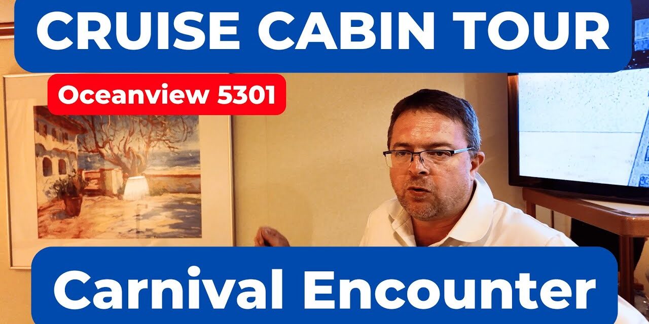 Deb & Matt Chat on YT: Carnival Encounter Cabin Tour 5301 Cruise Stateroom