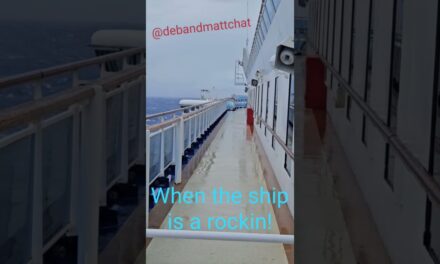 Deb & Matt Chat on YT: When the ships a rockin! #cruiseship #cruise #roughsea #ship