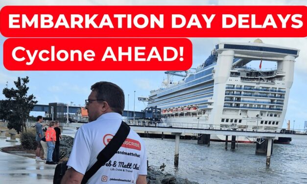 Deb & Matt Chat on YT: Embarkation Chaos & 90s Vibes! Our FINAL P&O Australia Cruise | Pacific Encounter to Carnival