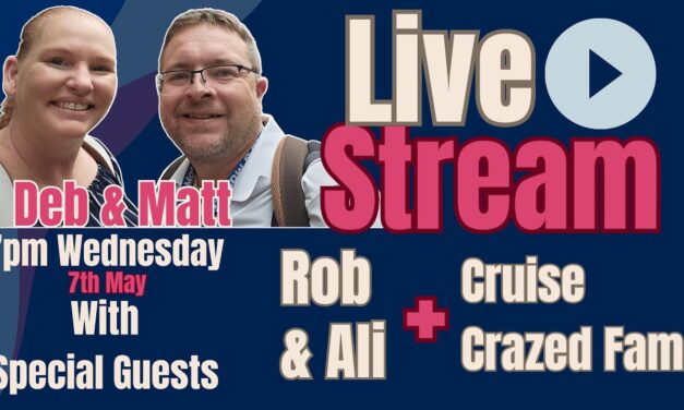 Deb & Matt Chat on YT: We need to chat! Deb and Matt, Cruise Crazed Fam, Rob & Ali Live Stream