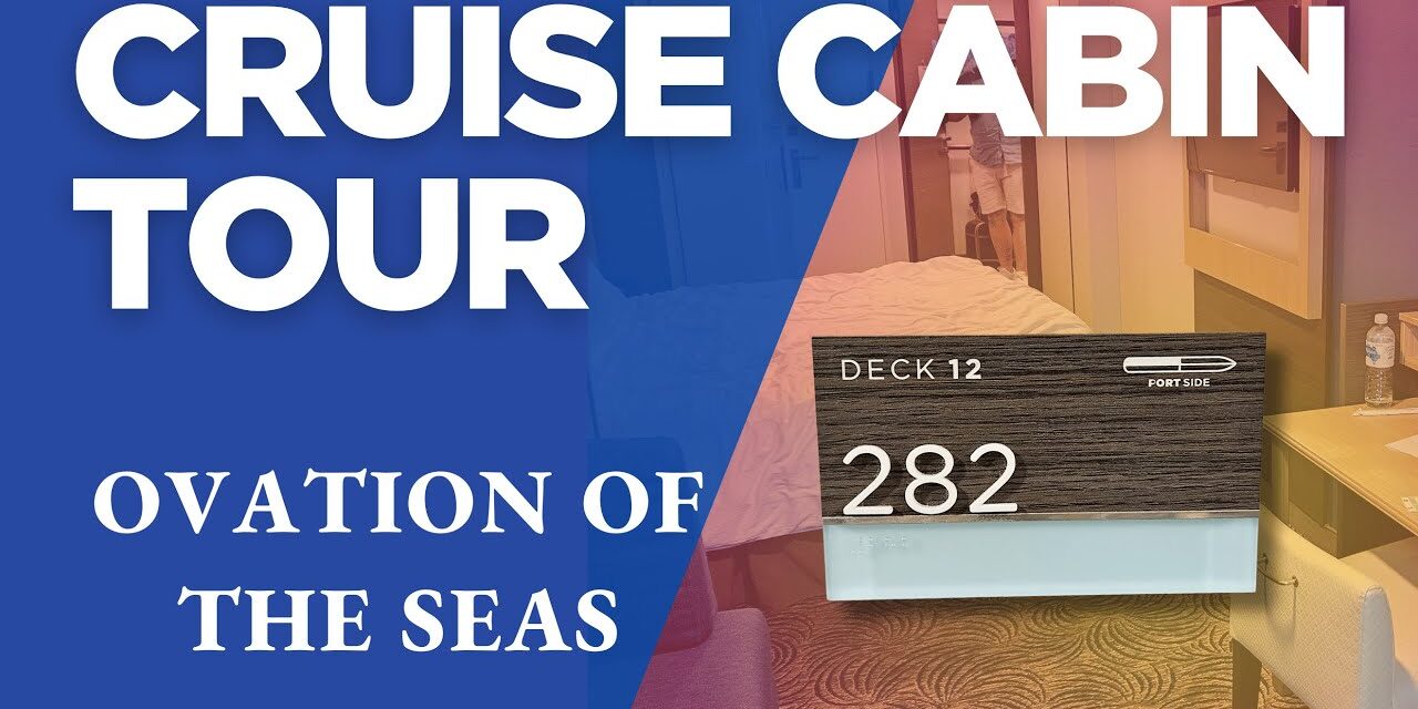 Deb & Matt Chat on YT: Whats inside? Ovation of the Seas Balcony Cabin Tour | Oceanview Cabin 12282 Full Walkthrough