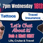 Deb & Matt Chat on YT: LIVE: Cruise Emergency Recap, Travel Insurance Must-Knows + Q&A (Including Our Tattoos!)