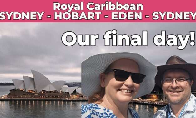 Deb & Matt Chat on YT: Final Cruise Day on Royal Caribbean | Sydney Hobart Eden | Cruise Vlog Day 7