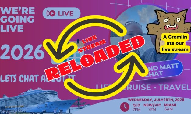Deb & Matt Chat on YT: [REUPLOAD] Cruise Chat LIVE with Deb & Matt | Catch-Up, Cruise News & More!