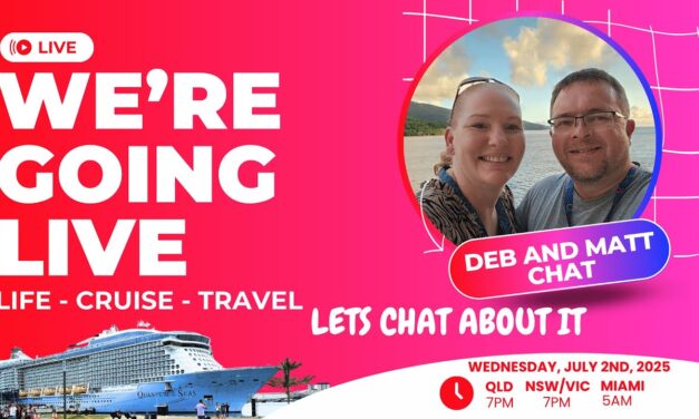 Deb & Matt Chat on YT: Cruise news and more, lets Chat about it