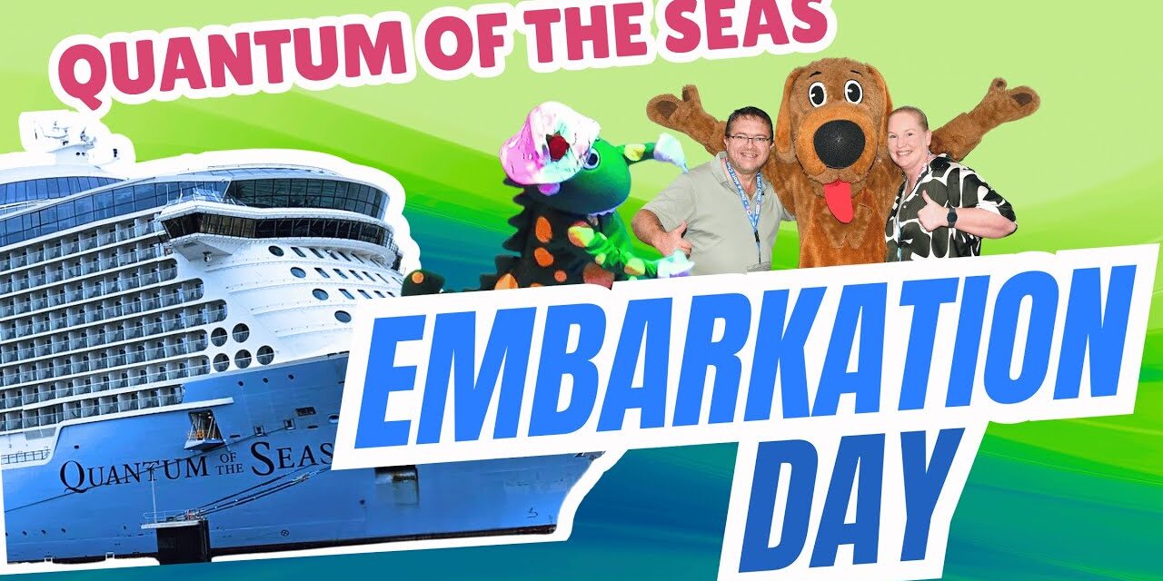 Deb & Matt Chat on YT: Embarkation Day Surprise | Quantum of the Seas Cruise Departs Brisbane!