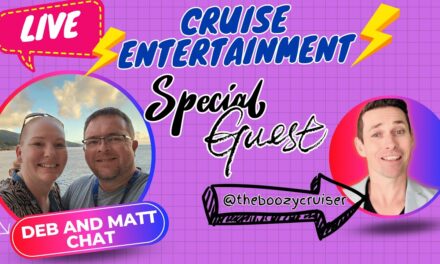 Deb & Matt Chat on YT: Cruise Entertainment Behind the Scenes With Richard The Boozy Cruiser