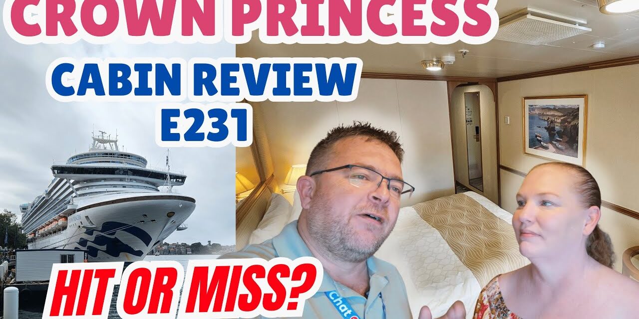 Deb & Matt Chat on YT: Oceanview Stateroom E231 Review | Crown Princess Cruise Ship