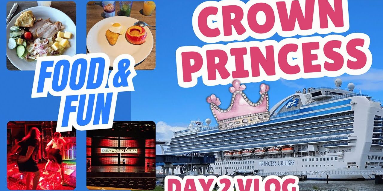 Deb & Matt Chat on YT: Crown Princess Sea Day Vlog | Food, Relaxation & Disembarkation Prep