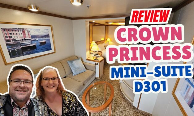 Deb & Matt Chat on YT: What We Loved & Didn’t Love | Crown Princess Mini-Suite D301 Review