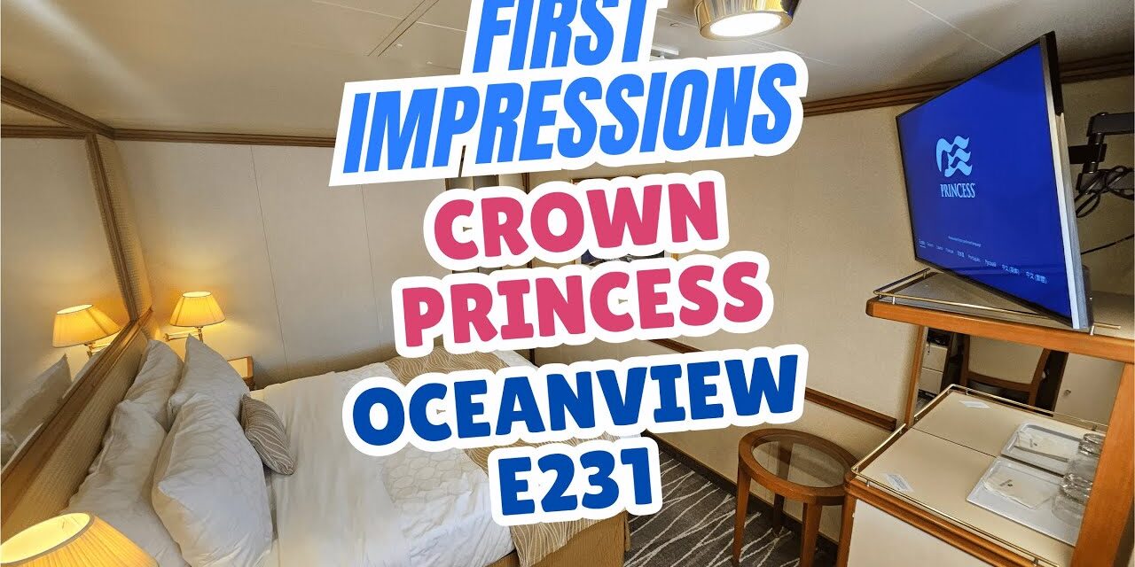 Deb & Matt Chat on YT: Take a Peek Inside Cabin E231 on Crown Princess!