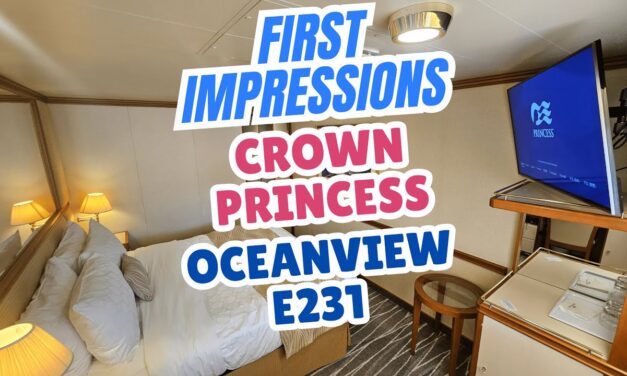 Deb & Matt Chat on YT: Take a Peek Inside Cabin E231 on Crown Princess!