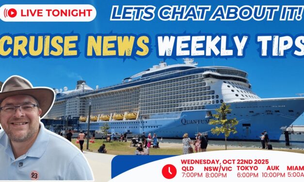 Deb & Matt Chat on YT: Let’s Chat About It – The Weekly Cruise News and Travel Tips Live stream