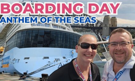 Deb & Matt Chat on YT: Anthem of the Seas Boarding Day | First Cruise from Sydney!