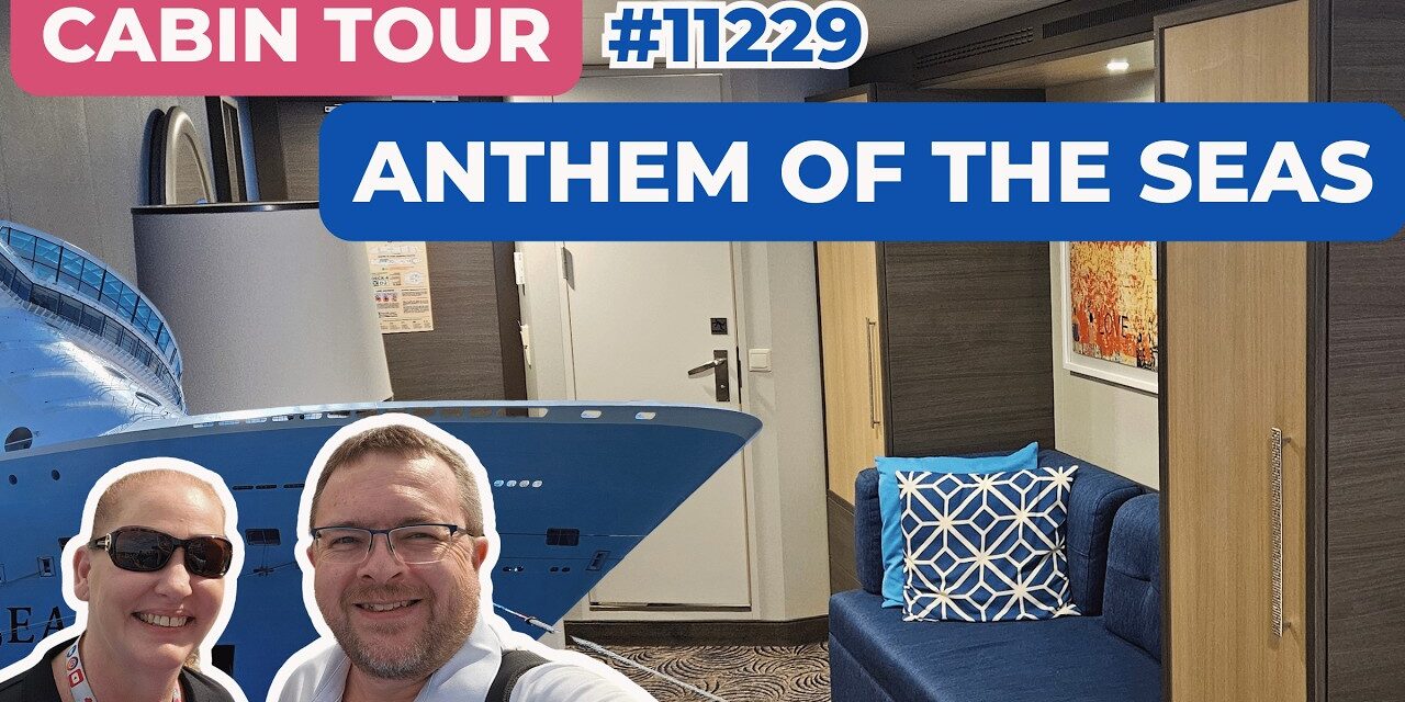 Deb & Matt Chat on YT: Anthem of the Seas Interior Cabin Tour | Virtual Balcony Room 11229