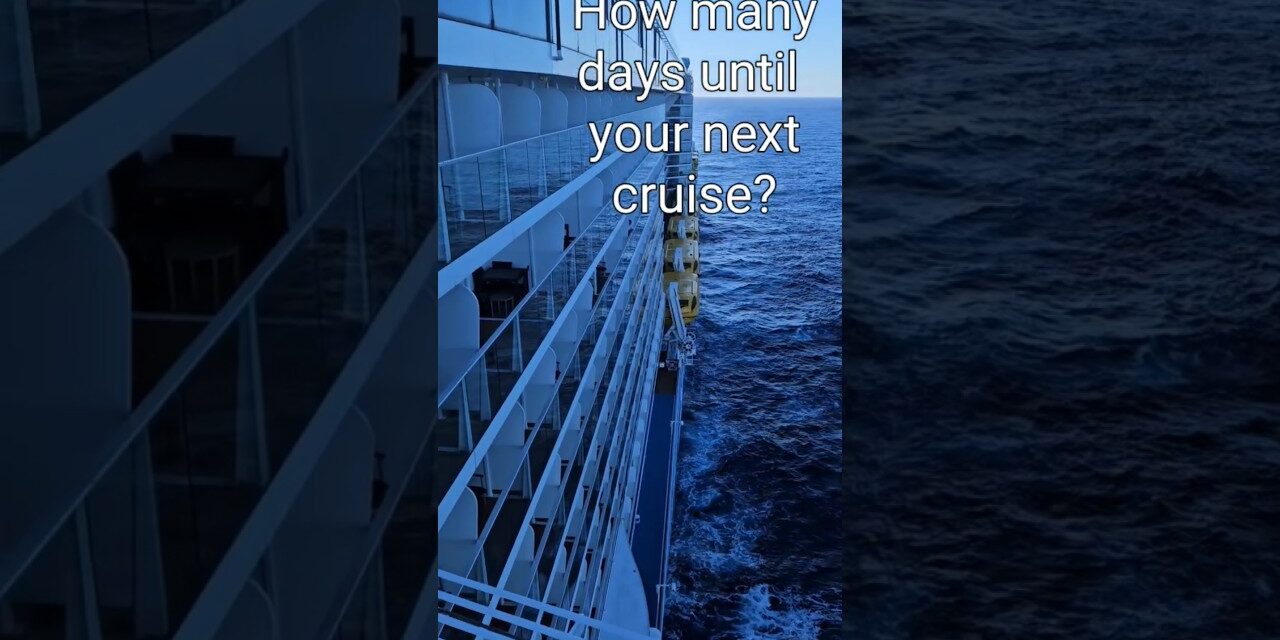 Deb & Matt Chat on YT: We love cruising, how many days until your next cruise and what ship are you on? #cruiseship#cruise