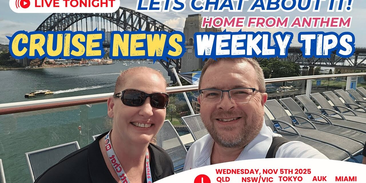 Deb & Matt Chat on YT: Livestream Cruise News and more.