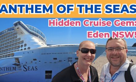 Deb & Matt Chat on YT: Whales, Seafood & Sailaway | Anthem of the Seas Visits Eden Australia