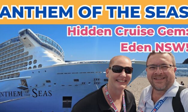 Deb & Matt Chat on YT: Whales, Seafood & Sailaway | Anthem of the Seas Visits Eden Australia