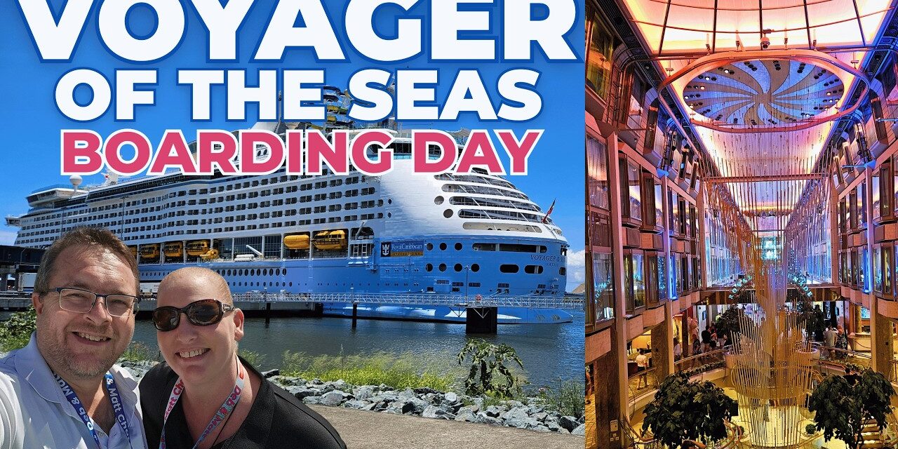 Deb & Matt Chat on YT: Voyager of the Seas Day 1 🚢 First Sailing from Brisbane | Embarkation & First Night