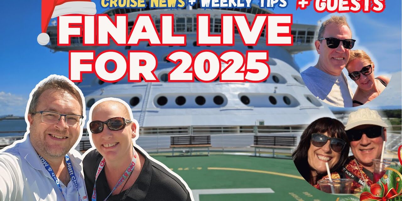 Deb & Matt Chat on YT: Big Cruise News + End of Year Party! 🎄Voyager, Disney, MSC & More LIVE