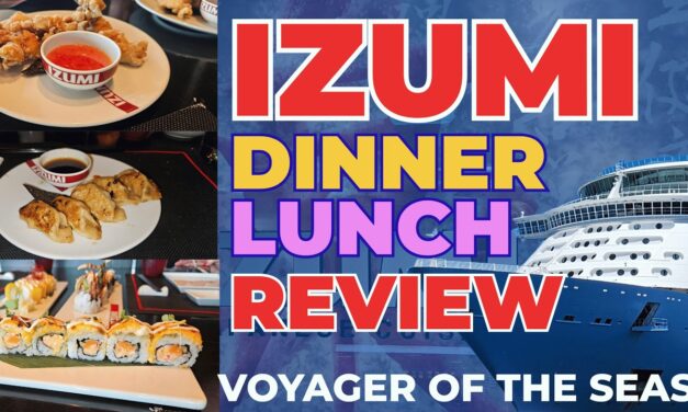 Deb & Matt Chat on YT: Izumi on Voyager of the Seas | Dinner vs Lunch | Royal Caribbean Review